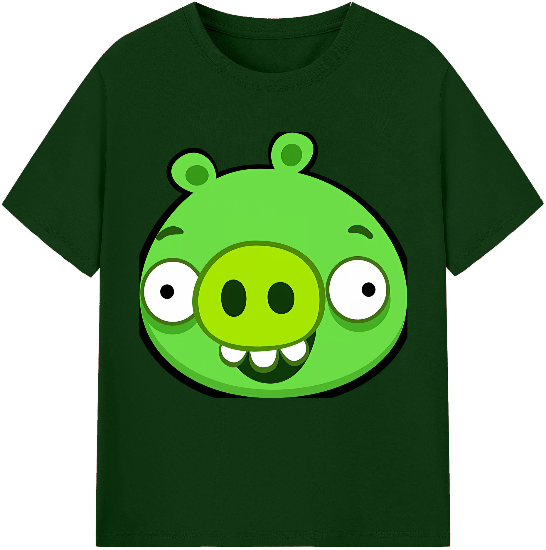 （画像用） Angry Birds アングリーバード 綿100％半袖Tシャツ（フロントプリント）